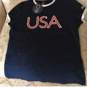 NEW Navy blue 2004 Olympics tee with Athens logo